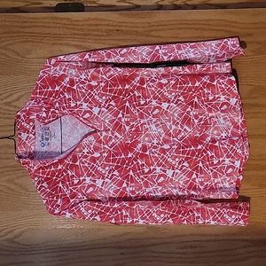 IBKÜL love sleeve zip mock neck - S - NWT